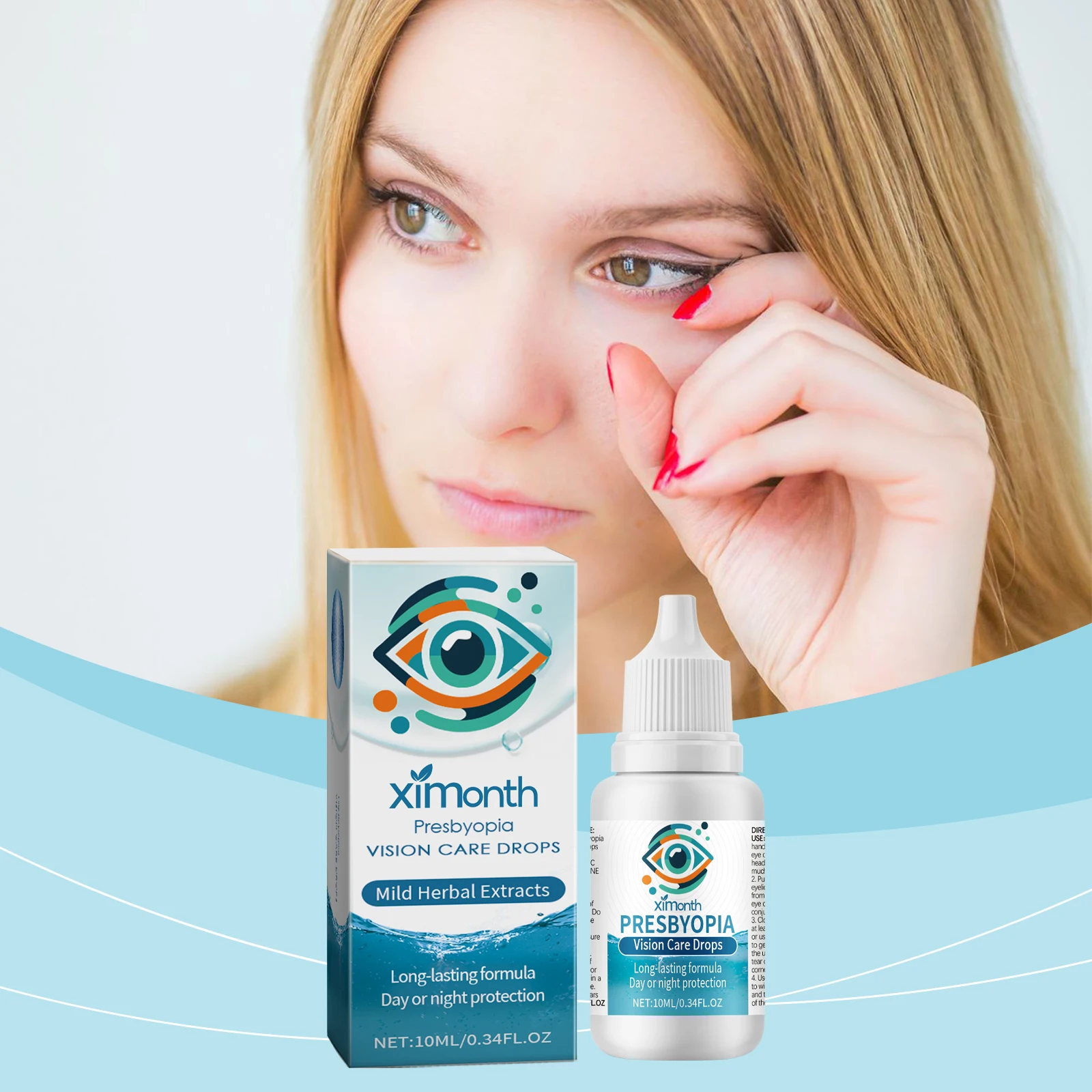Eye Drops For Presbyopia Rehabilitation Cataract Cure Relief Eye Pain Blurred Vision Eyeball Fatigue Dry Itchy Eye Moisturize