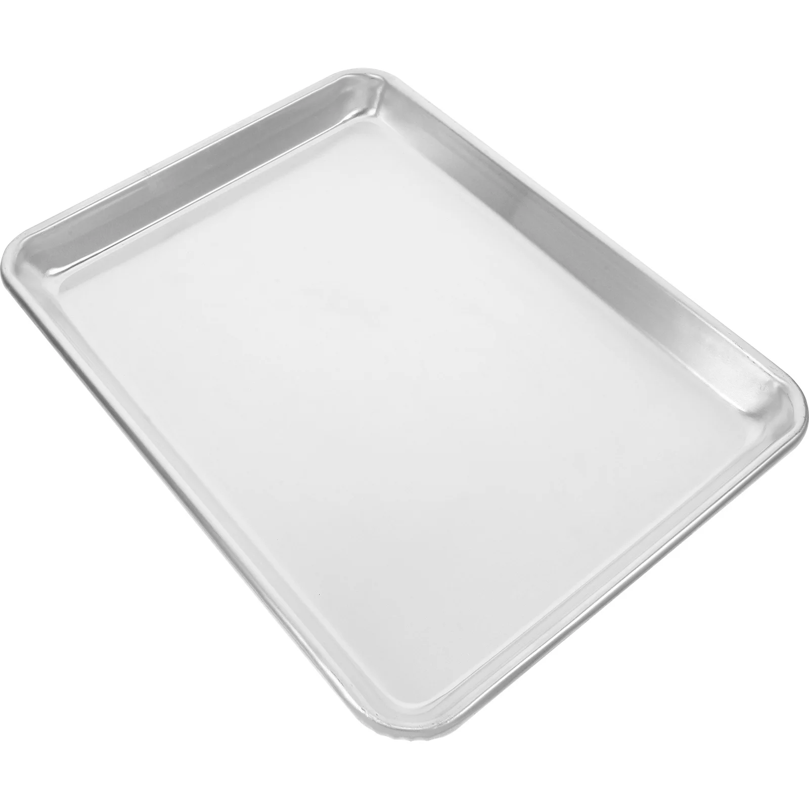 مقلاة خبز من الألومنيوم شديدة التحمل مقاس 35 × 22 × 5 سم، شواية متعددة الوظائف، فرن بخار مشوي، آمن للاستخدام في غسالة الأطباق، شواية شواء غير لاصقة
