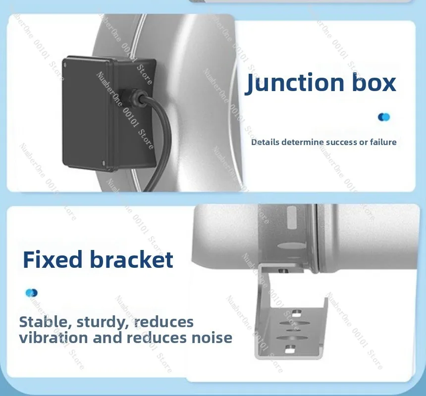 External Rotor Coaxial Fan Axial Flow Centrifugal Blower All Metal Industrial Ventilation Exhaust Air Cooling For Equipment view 6