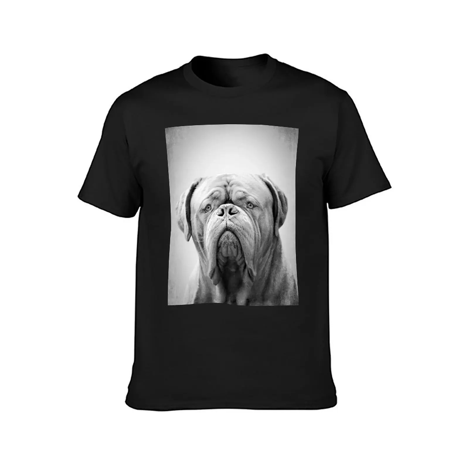 Dogue Bordeaux dog - BW Vintage - D30 T-Shirt animal prinfor boys tops heavyweights oversized plain t shirts men