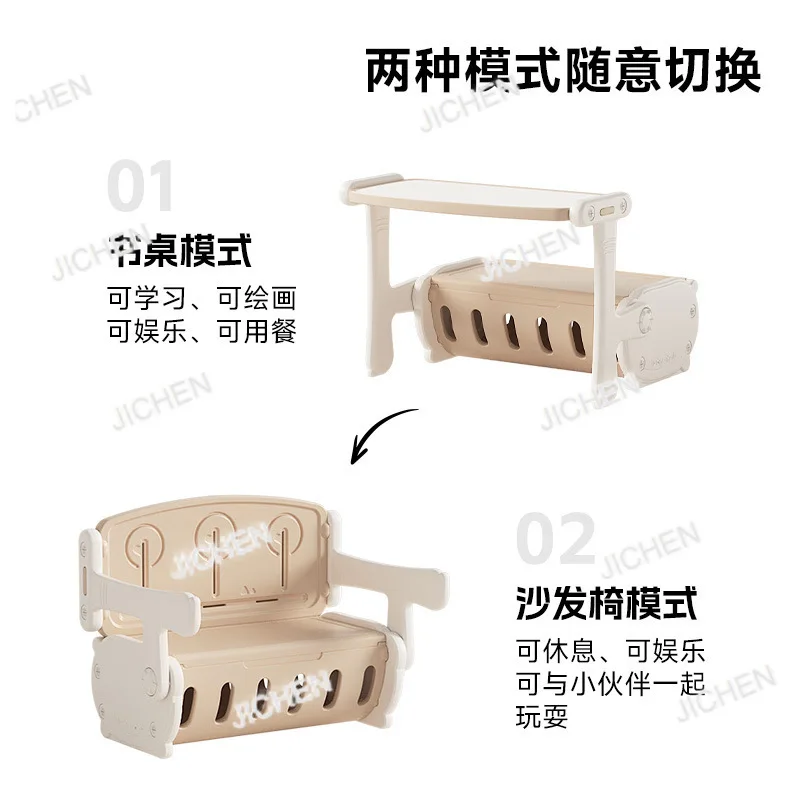 

XXH Multifunctional Study Table And Chair Set Can Draw Graffiti Writing Table Toy