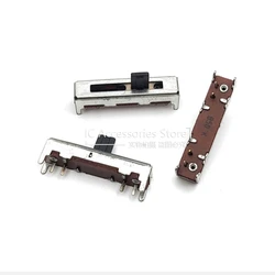 3PCS 3CM Straight Sliding Potentiometer B50K With Midpoint 30MM Slide Fader Shaft Length 5.2MM