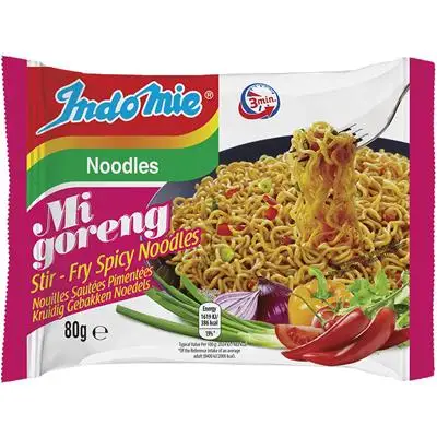 Mi Goreng Pedas-Nouilles Instantanées, Indomie, 80g
