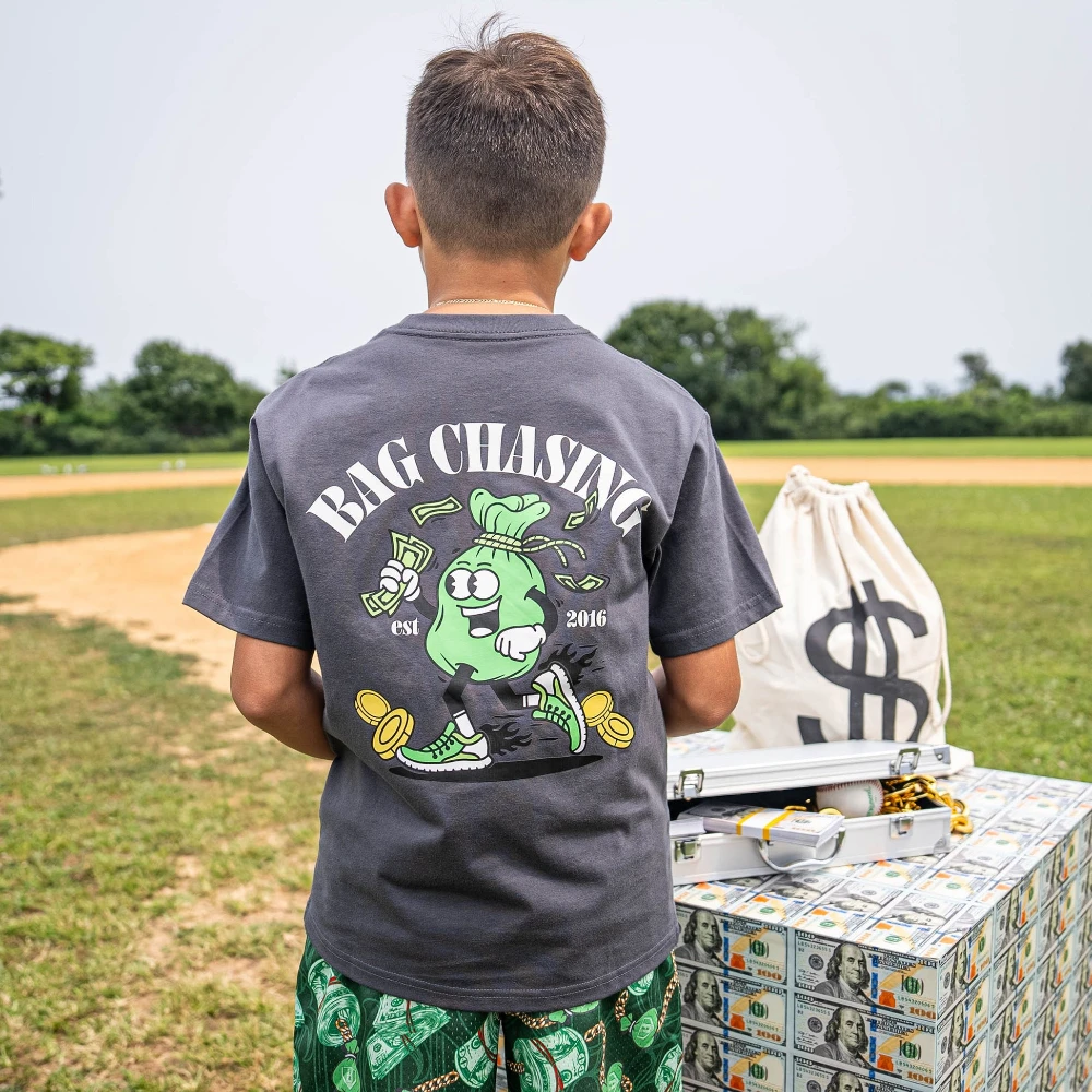 2025 نمط حياة البيسبول الجديد 101 المال/الأوراق النقدية المطبوعة تي شيرتات قصيرة الاكمام الشباب الرجال النساء موضة قميص رياضي غير رسمي #1