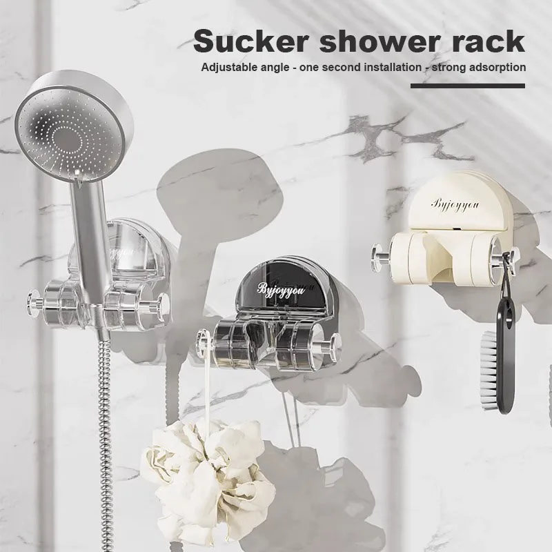 Shower Head Holder With Hook Dismountable Waterproof Shower Bracket For Hotel