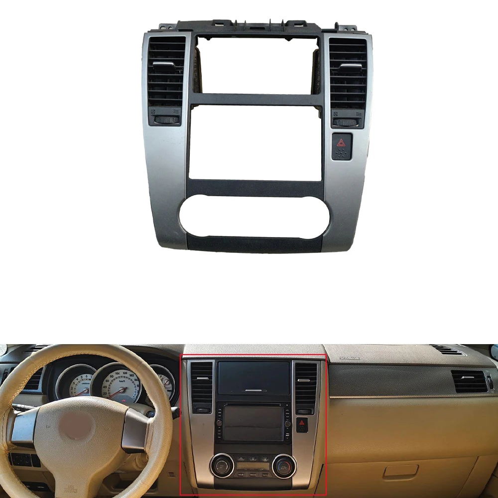 

for Nissan Tiida entral air outlet panel CD panel central console panel air outlet