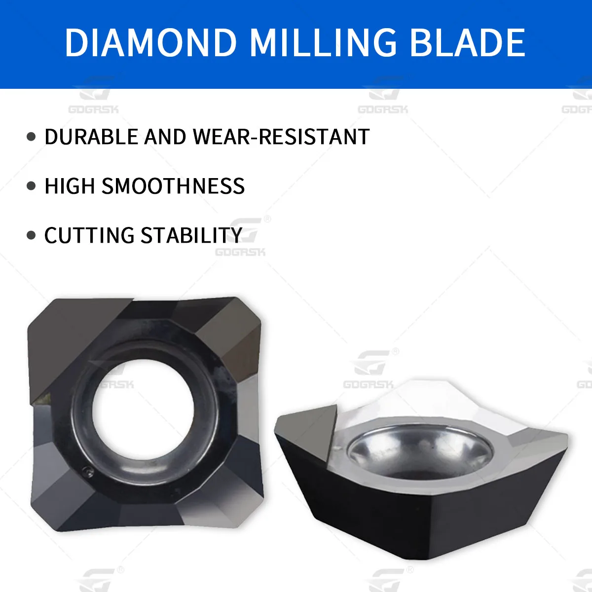 PCD CBN Diamond High Hardness Cubic Boron Nitride Milling Blades For Aluminum Copper APKT1604 APKT1135 TBGT TPGH CNC Lathe Tools