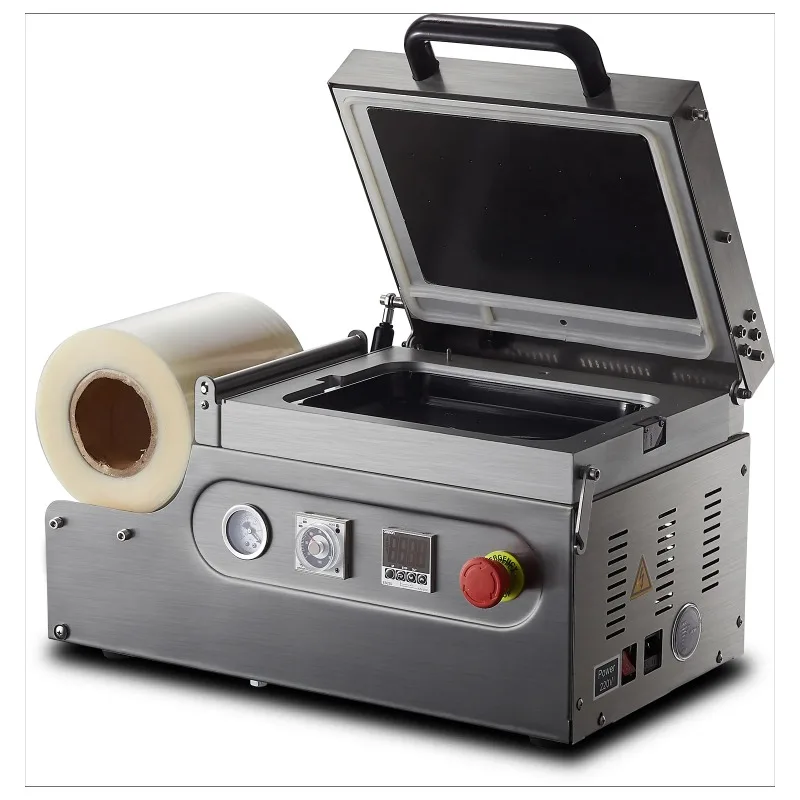 

Table Top Multifunctional Vacuum Packing Machine Processing Food Fresh Meat Fish Packaging Food Tray Sealing Machine