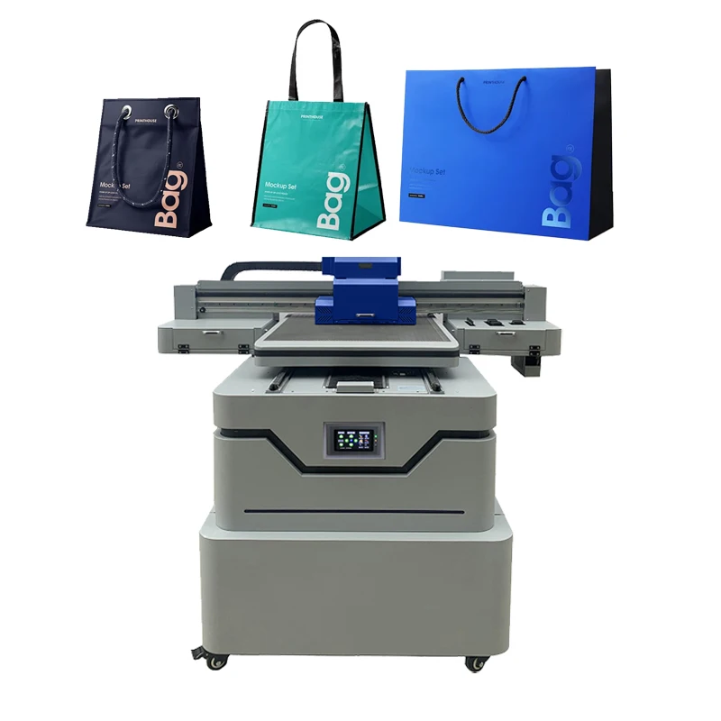 Multifunction 6090 UV FlatBed Machine Print Phone Case Glass Bottle Pen PVC Acrylic Ceramic Wood Metal