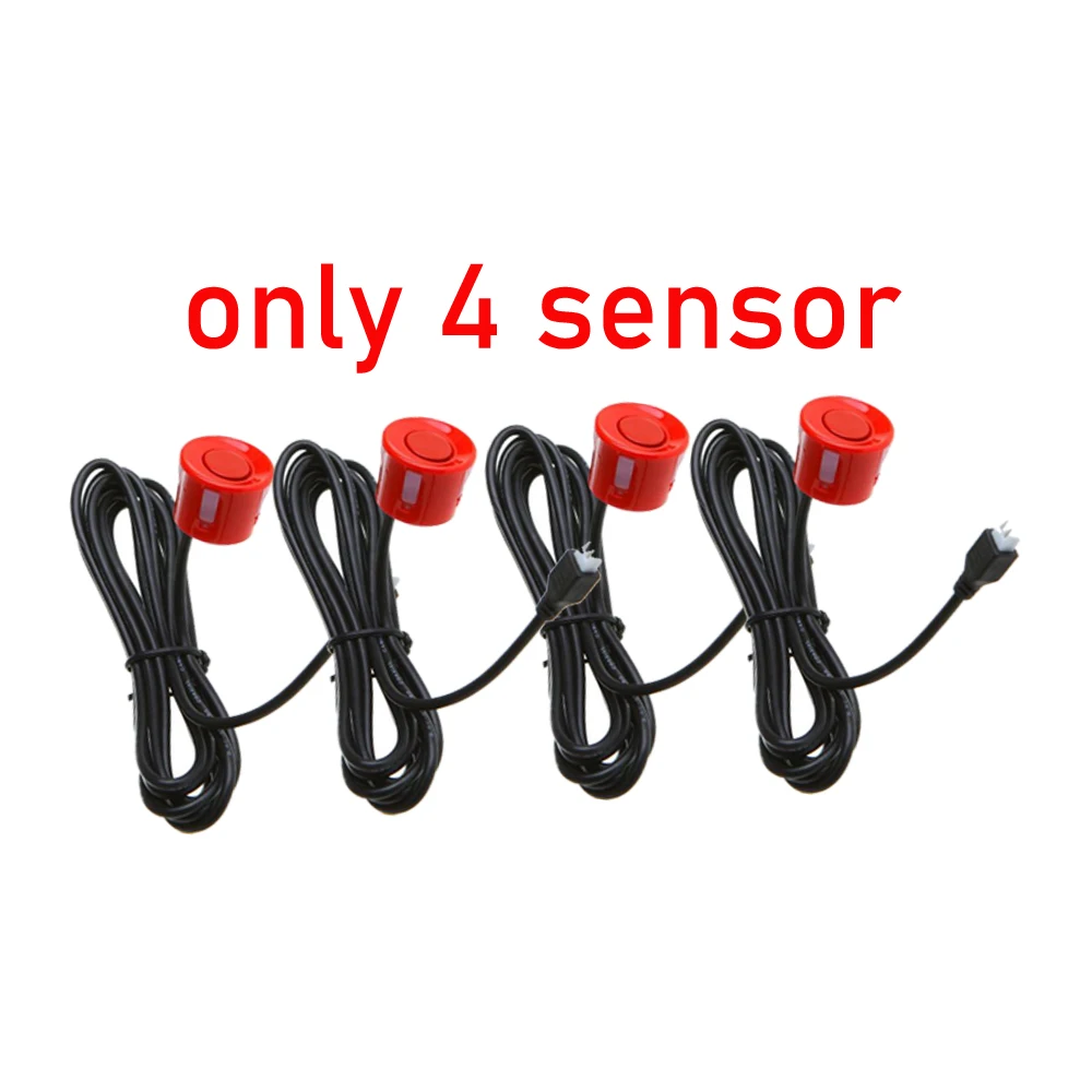 Universal 4 Sensoren Summer 22mm Auto Parkplatz Sensor Kit Reverse Backup Radar Sound Alarm Anzeige Sonde System 12V für Ford BMW – Detail 16