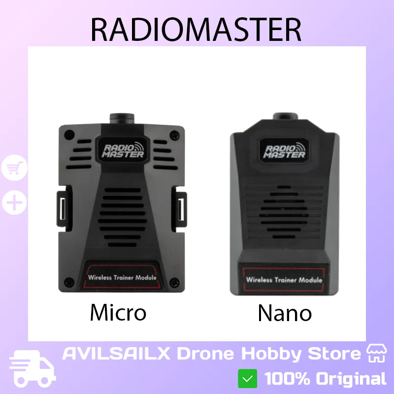 RadioMaster Sbus Wireless Trainer Module - for FPV Drones, MICRO/NANO Port Compatible