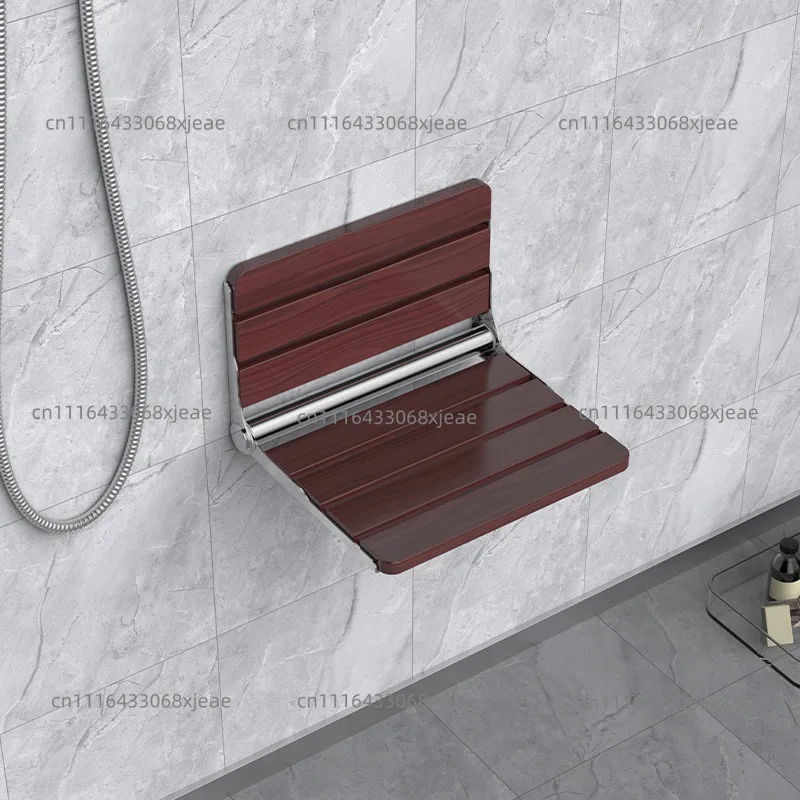 Wall-mounted folding shower stool, bathroom, bath chair, shoe change, shoe stool