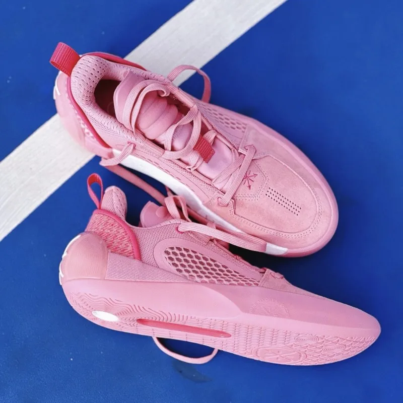 

Профессиональные баскетбольные кроссовки LiNing Wade All City 12, Encore «Cherry Blossom», носимые кроссовки со стабильной поддержкой и подушкой