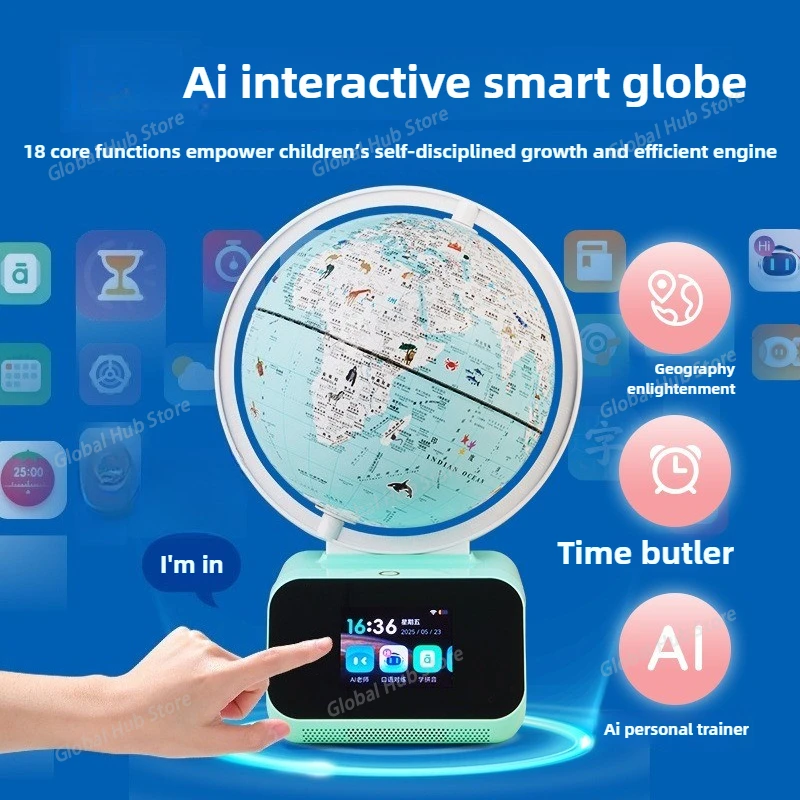 Globe Is A Geographical Intelligent Voice Dialogue Teaching Aid for Children, Primary and Junior High School Students