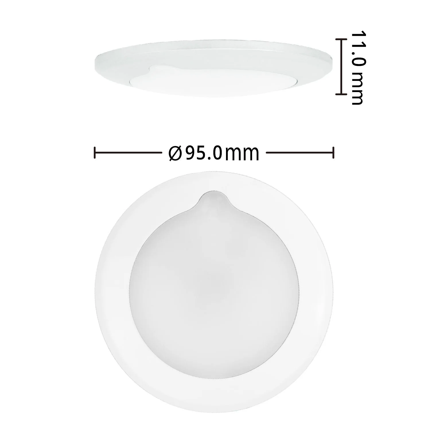 Dimmable Led Dome Light with Touch Dimmer RV Caravan Coach Boat Yacht Indoor Cabin Compartment Roof Ceiling Lighting Fixture