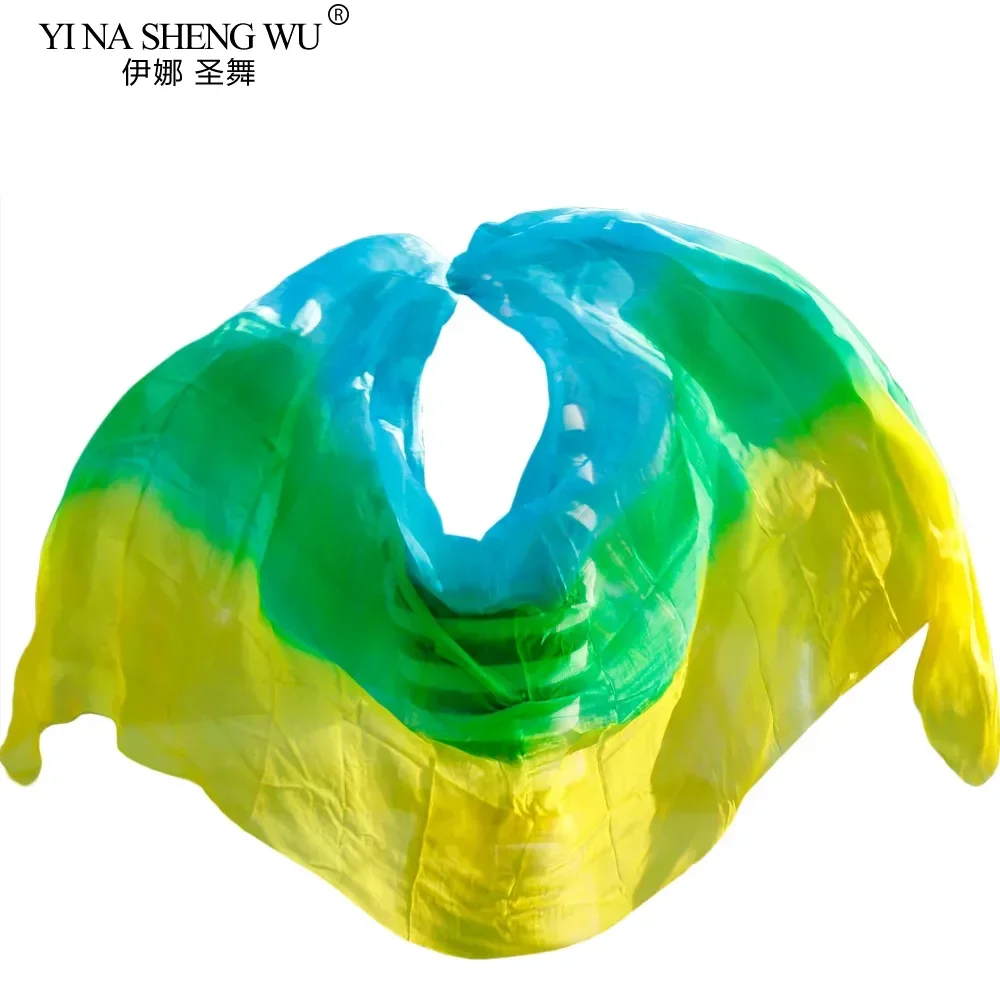 حجاب حريري 100% حجاب للرقص الشرقي تاريفا بيروت كوستم 250*114 سم ألوان متعددة متوفرة حجاب حريري للرقص الشرقي ألوان متدرجة #4