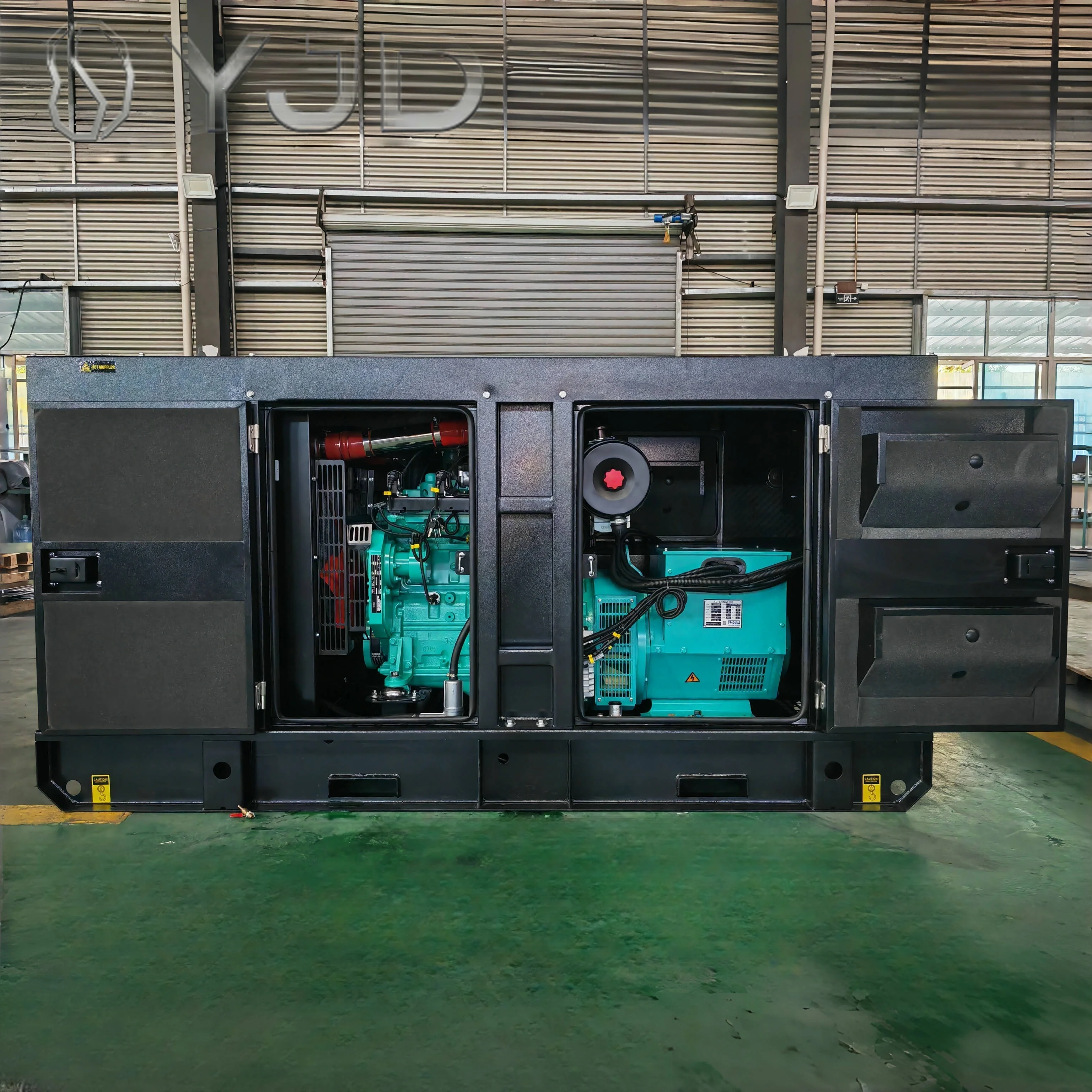 DYJD KC33 Dual Fuel Natural Gas Generators 30-100kW 30-100kVA Silent Type Remote Start 90% Efficiency IP23