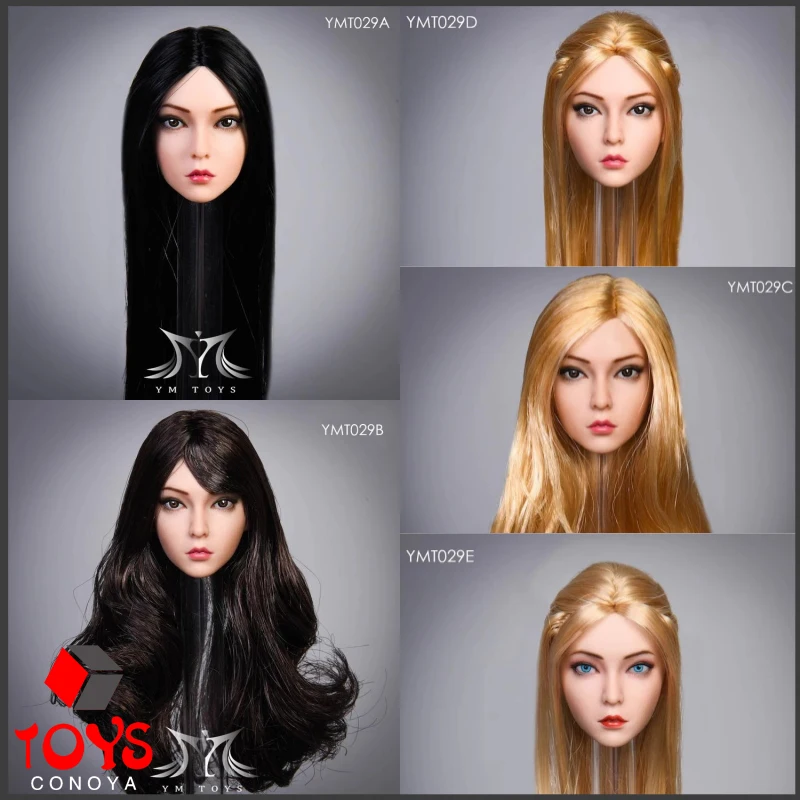 

YMTOYS YMT029 1/6 голова розы, скульптурная модель, подходит для 12 дюймов, фигурка женщины-солдата, куклы с загаром