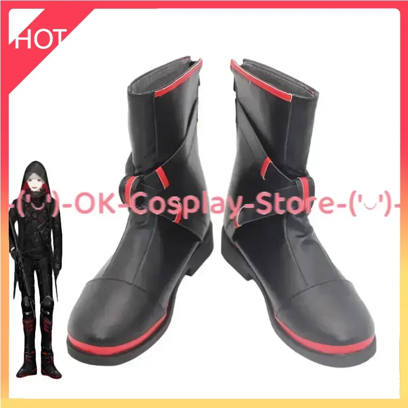 

Kuzuha Cosplay Shoes Vtuber Cosplay Prop PU Leather Shoes Halloween Carnival Boots Custom Made