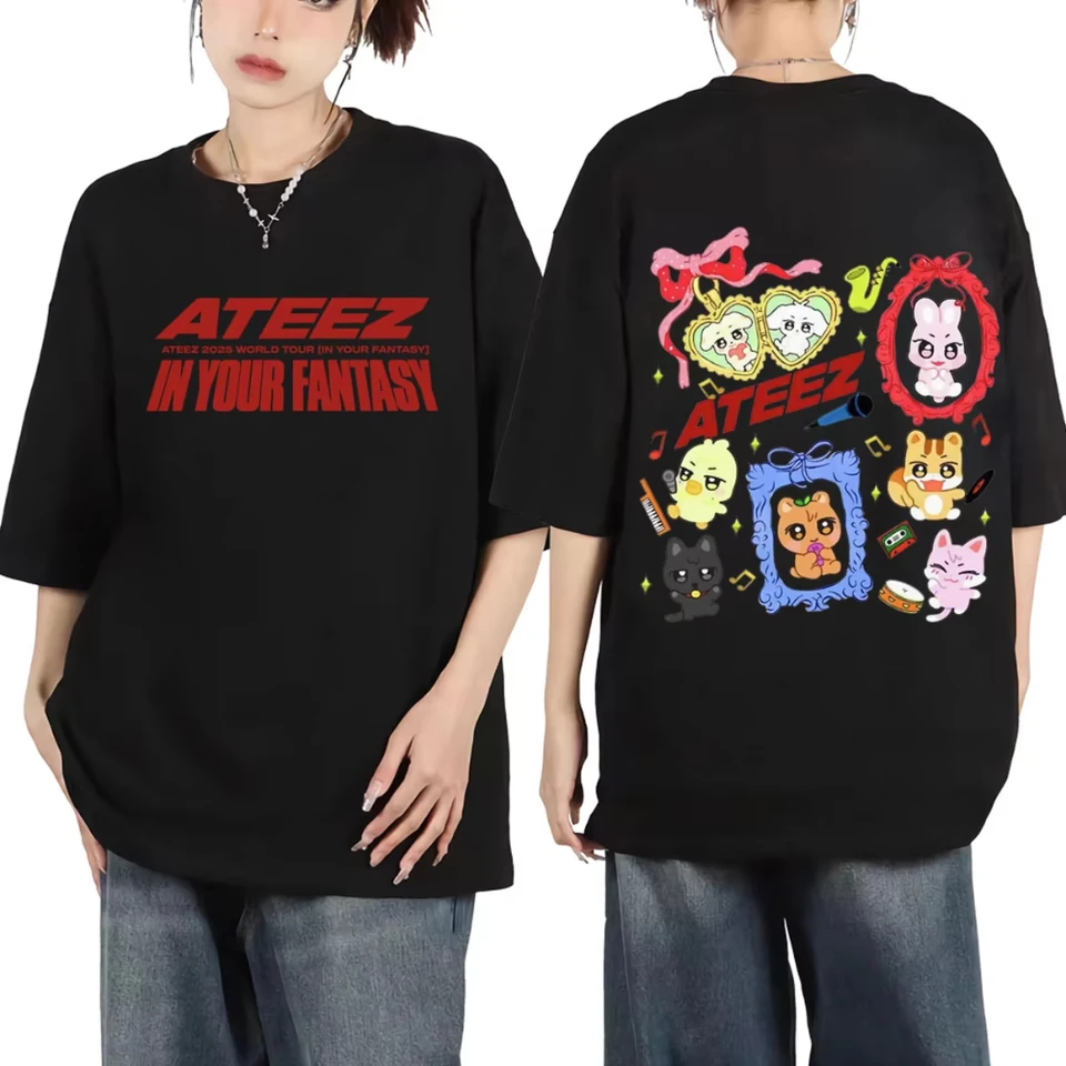 ATEEZ 2026 World Tour in Your Fantasy Merch T-shirts Men Women's