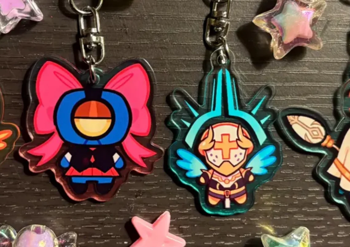 ULTRAKILL Mini Acrylic Keychains 1.5 Inch Charms - Collectible Item for Key Organizing And Decorative Purposes