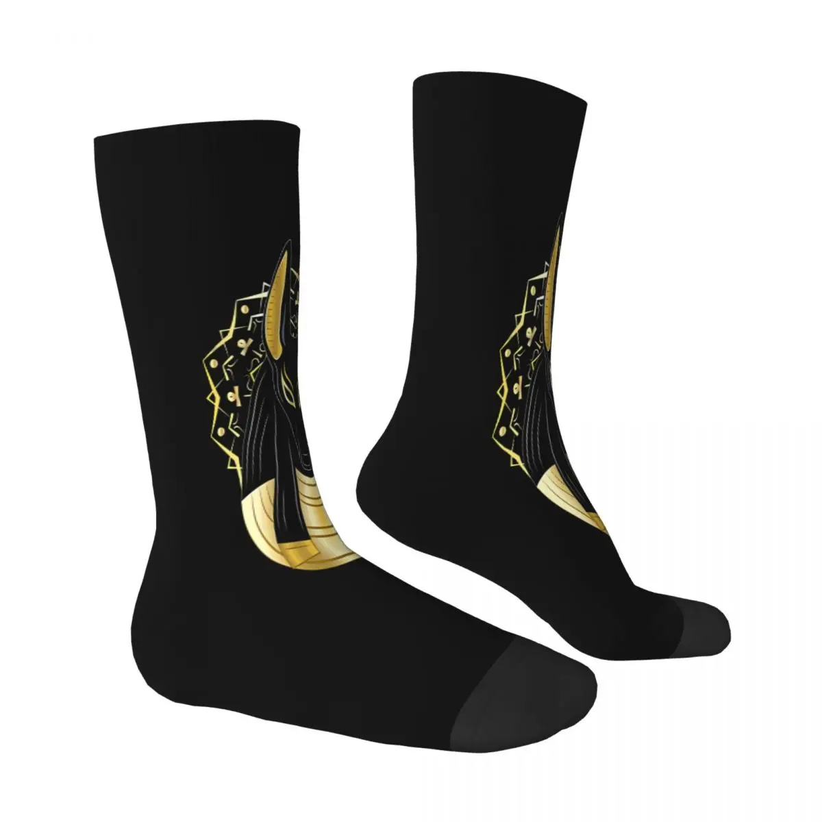 Anubis God Ancient Egypt Egyptian Greek Socks Male Mens Women Spring Stockings Hip Hop