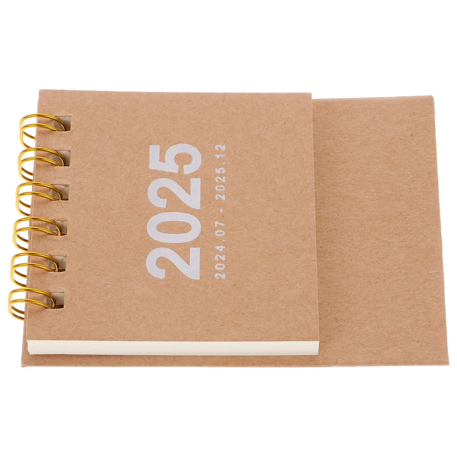 

Creative 2025 Mini Desk Calendar Style Portable Office Supplies Flip Calendars Paper Material Smooth Writing Trendy Design