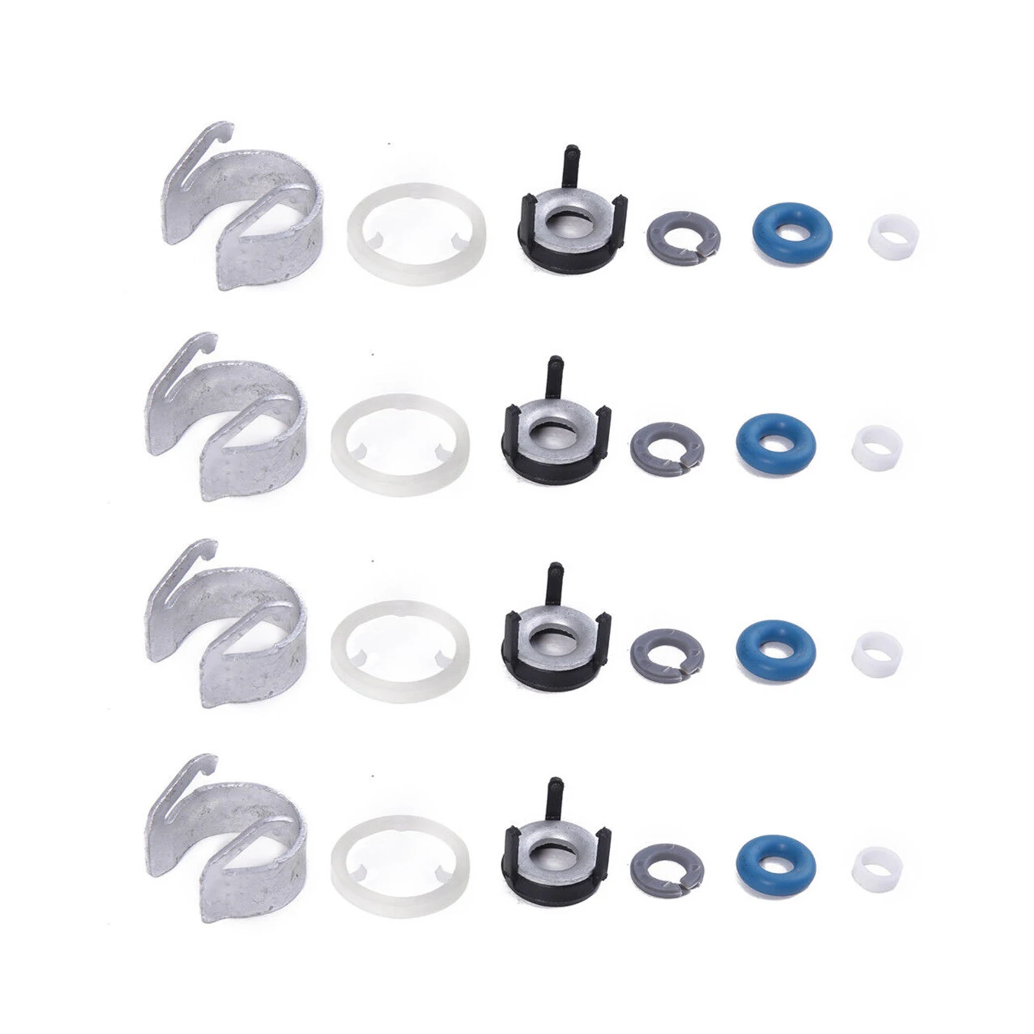 4X Fuel Injector O-Ring Seal Repair Kit For Audi A3 A4 A5 Q5 VW Jetta Golf Passat Tiguan 1.8 2.0T EA888 06H998907A 06J998907D