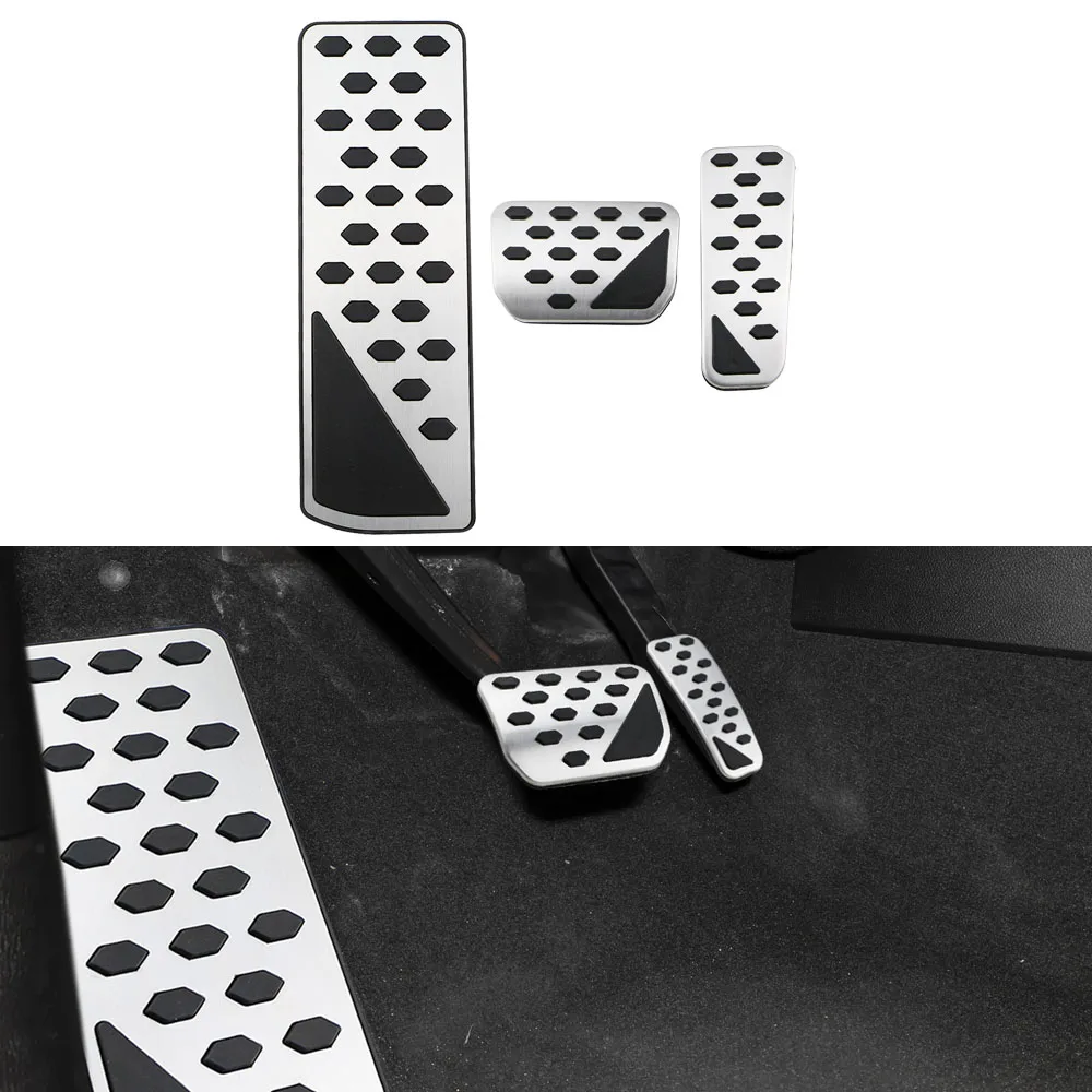 Stainless Steel Car Accleration Gas Brake Pedal Rest Pedal for Jeep Grand Cherokee 2022 2023 2024 Car Pedal Acc.