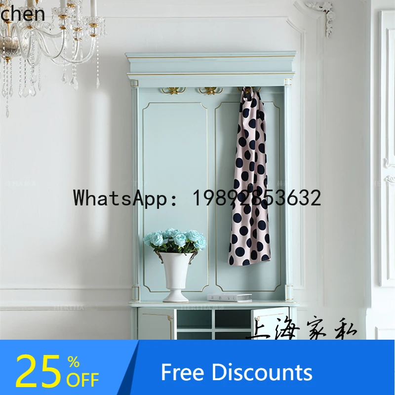 

B1 Fresh Wardrobe Bedroom Coat Rack Storage Foyer Cabinet Homestay Multifunctional Hanger