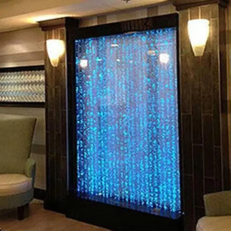 Hotel Wall Partition Panel Light Dancing Blister Decoration Bar Screen Lighting Display Cabinet