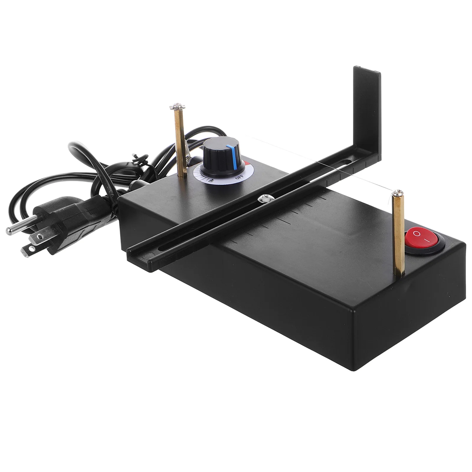 

Small Ribbon Thermal Electric Hot Cutting Machine Portable Adjustable Heat Cutting Tool for Braided Ribbon Elastic Band Webbing