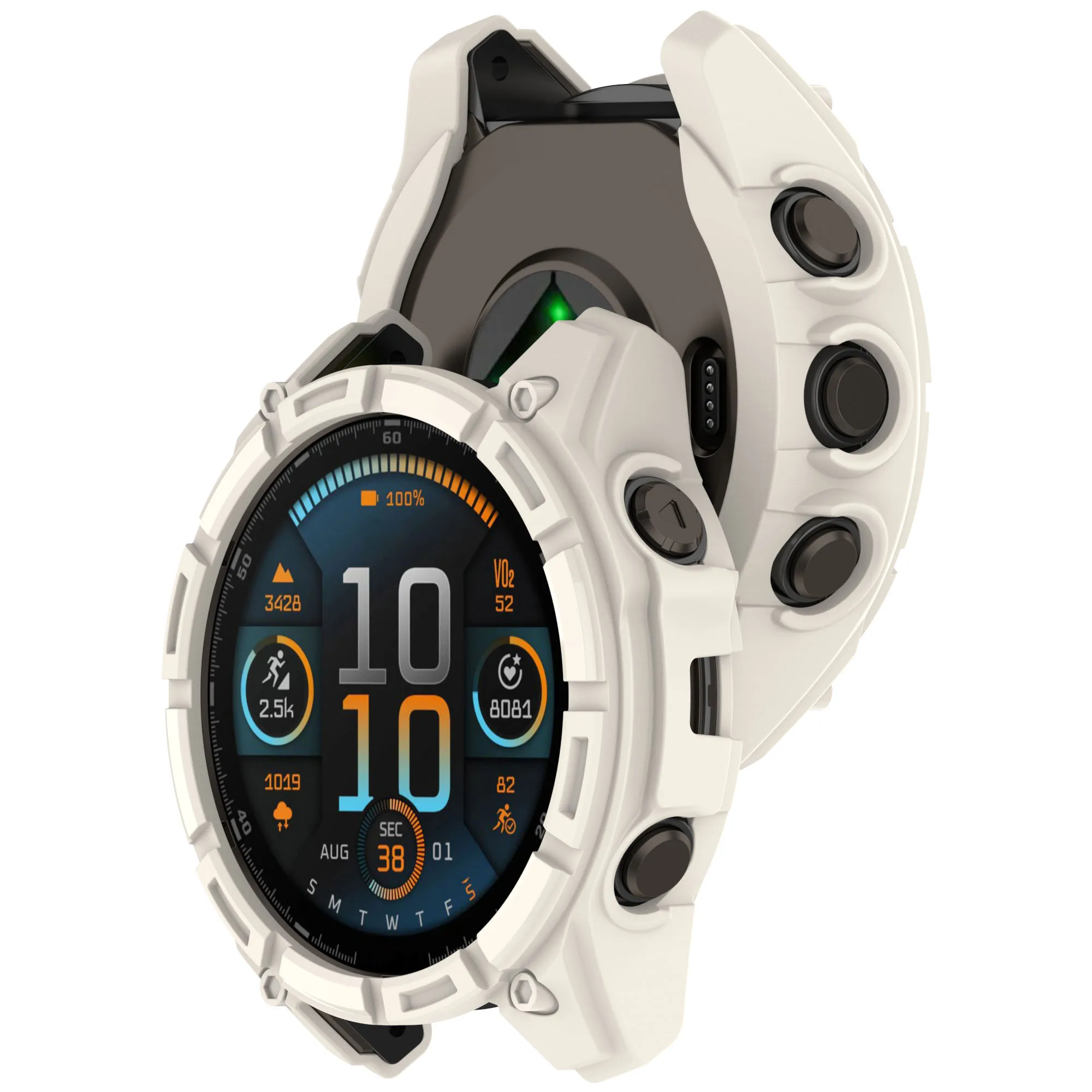 Мягкий защитный чехол из ТПУ для Garmin Fenix 8 51 мм, 47 мм, 43 мм, полый защитный чехол для Garmin Fenix8, рамка для защитных чехлов