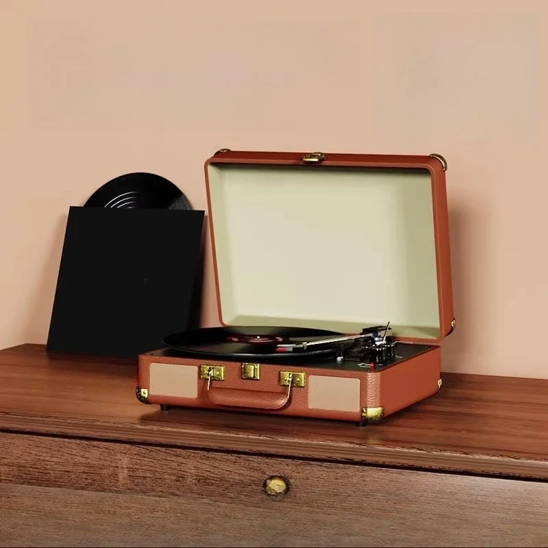 

Vinyl record player retro phonograph stereo bluetooth