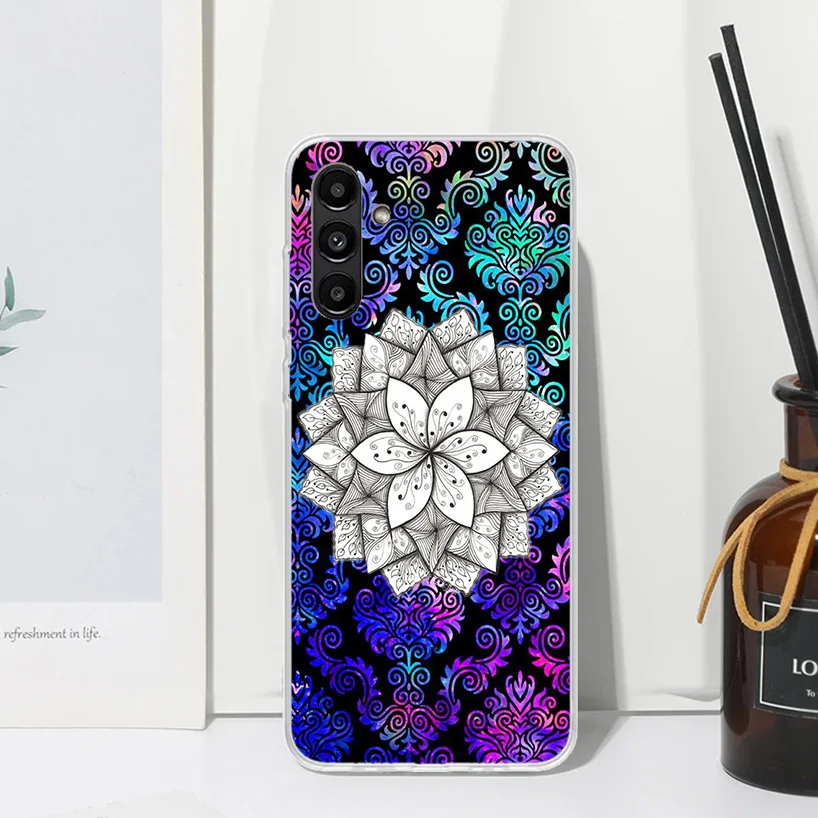 Etui na telefon Totem Mandala Colorful Flower do Samsung Galaxy A15 A25 A35 A55 A14 A24 A34 A54 A13 A23 A33 A53 A12 A22 A32 A52 A05S — zdjęcie 5