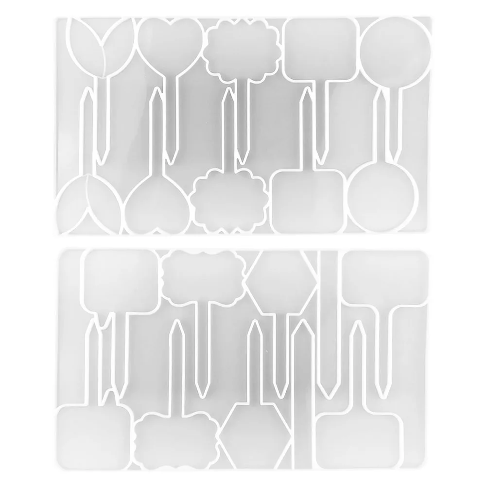 

Silicone Epoxy Mold for DIY Plant Label Making Crafts Flexible Material Long Life Garden Sign Molds Decorative Labels Jewelry