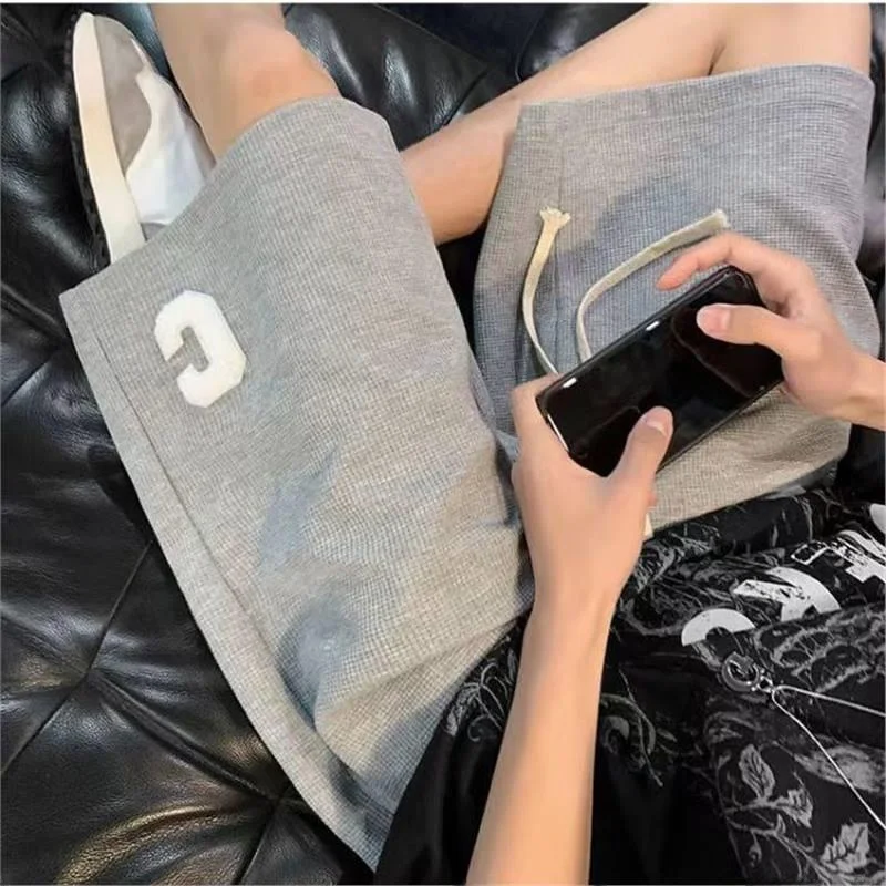 

Мужские летние брюки из ледяного шелка Spor, повседневная тонкая пляжная одежда, прямые брюки с высокой талией, модные повседневные брюки свободного покроя