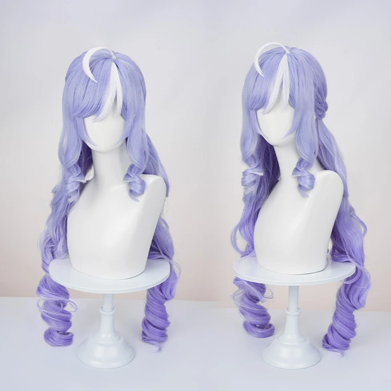 Game Zenless Zone Zero Vivian Cosplay Pruik Viviane Cosplay Pruik Bibian Rollenspel Violet Lang Haar Voor Hallowmas Party Vrouwen Meisje