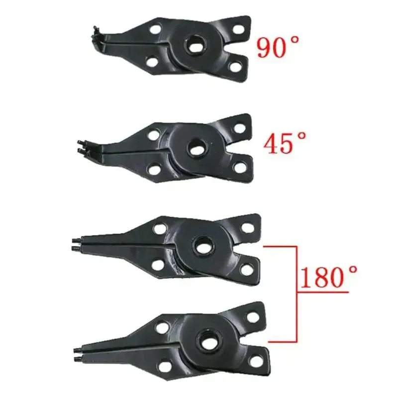 Carbon Steel 4-In-1 Circlip Pliers Set Multifunctional Multi-purpose Removable Plier Head Retaining Circlip Pliers Workshop Tool