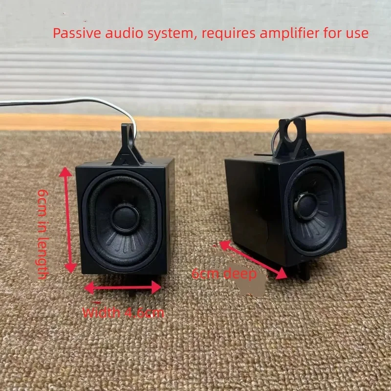 Suitable for Harman OEM Passive Mini Speaker, Oval Full-Range Driver 4.6×6×6cm 6Ohm 13W Repair Parts