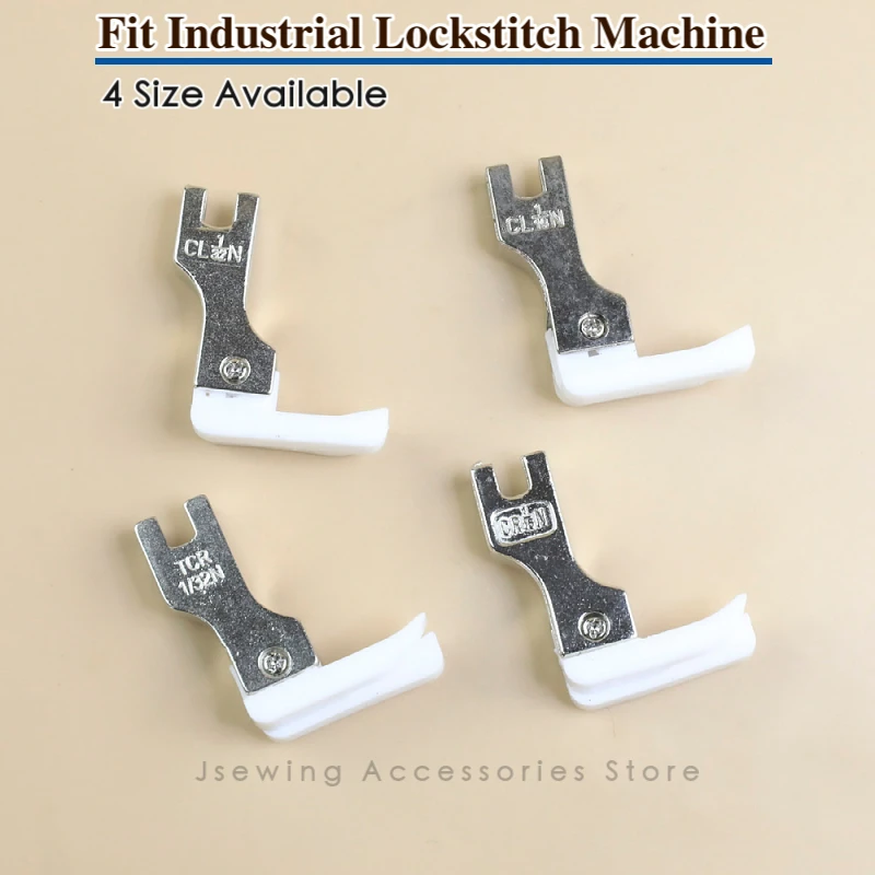 TCR  TCL Right and Left Plastics Compensating Presser Foot For Industrial Lockstitch  Sewing Machine 1 Needle 1/4 1/8 1/16 1/32