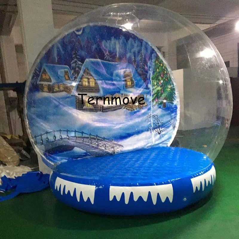 party tents for Christmas Decoration,inflatable snowball diy snow globle tent,blow up bubble tents,inflatable yard tent