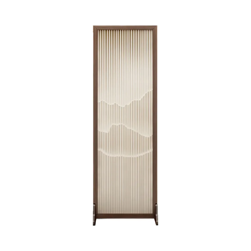 Solid wood screen, porch, living room stacked mobile new Chinese office, room divided screen