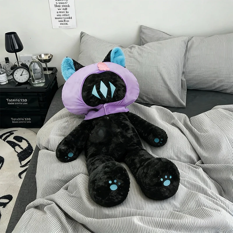 

Новая плюшевая игрушка Valorant OMEN Shadow Cat, 80 см, вдохновленная фанатами, мягкая кукла-персонаж, игровой мерч, подарок для геймеров и коллекционеров
