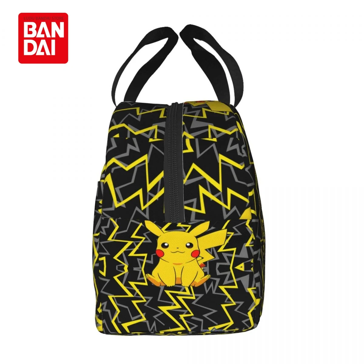 Bandai Japan Anime Pokemon Lunch Bag for School Kids Office Pikachu Sac Lunch Portable Thermal Cooler Lunch Box Handbag Gift