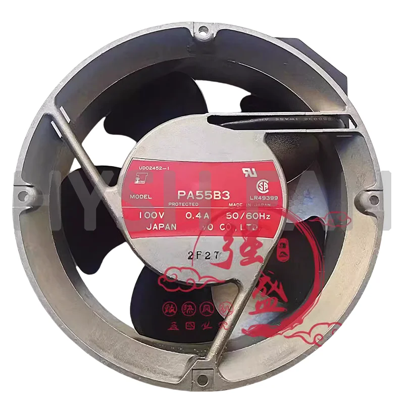 

PA55B3 новый оригинальный 0.4A 100V 17251 полный круглый алюминиевый корпус охлаждающий вентилятор