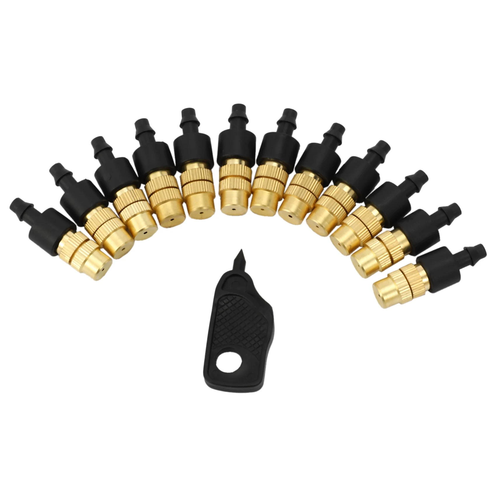 A56K 1 Set Adjustable Misting Nozzle for Gardening Sprinkle Brass Watering Sprinkler Sprayer for Irrigation System
