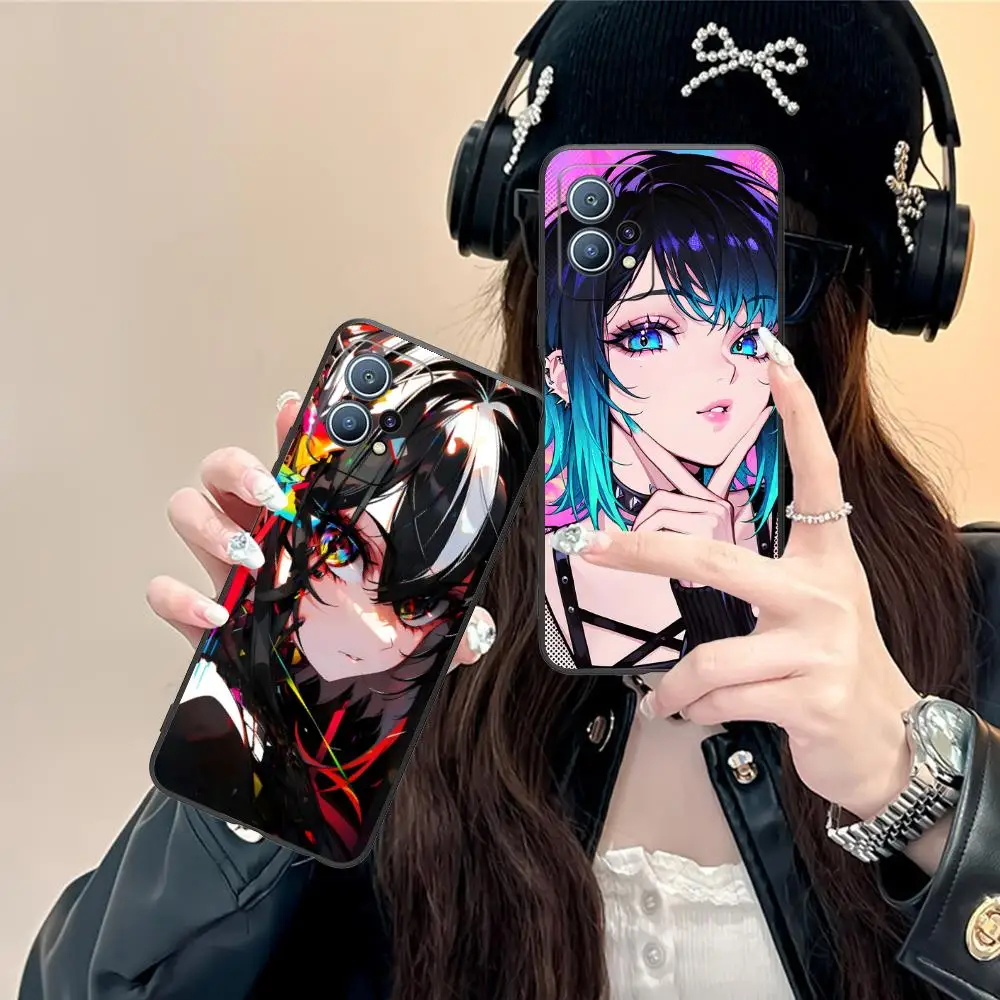 

Anime Punk Girl Phone Case for Huawei P60 P50 P40 P30 P20 P10 P9 P8 Pro Lite Plus Colour Printing Protective Cover Luxury Pretty