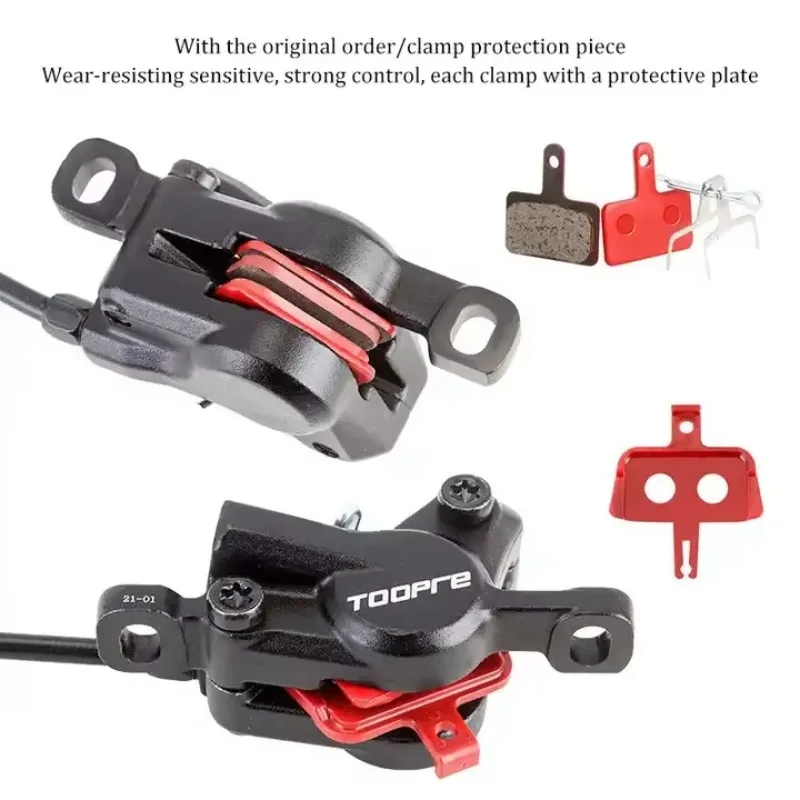 Hot selling mountain bike dual disc oil brake cycle racing hydraulic brake kit bike Mtb liquid brake tool