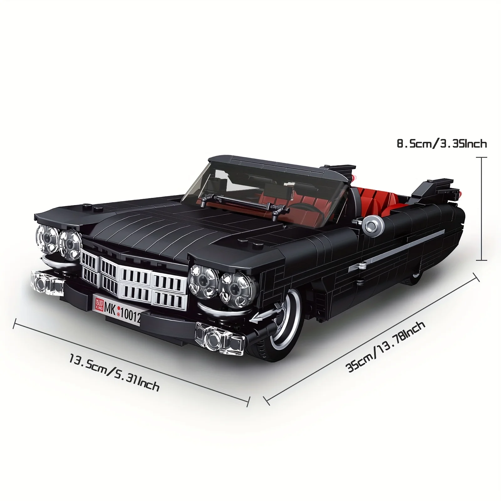 Mold King 10012 Kit di blocchi per auto sportive, set di costruzioni di modelli di auto da corsa MOC Supercar, regalo per età 14+/Appassionati di collezioni per adulti (1245 pezzi, versione statica)